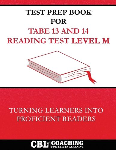 Cover image for Test Prep Book for TABE 13 and 14 Reading Test Level M