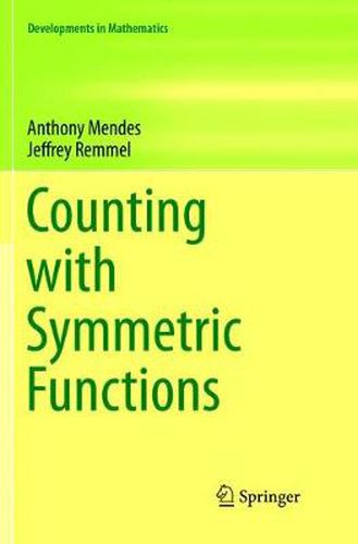 Cover image for Counting with Symmetric Functions