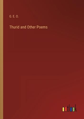 Cover image for Thurid and Other Poems