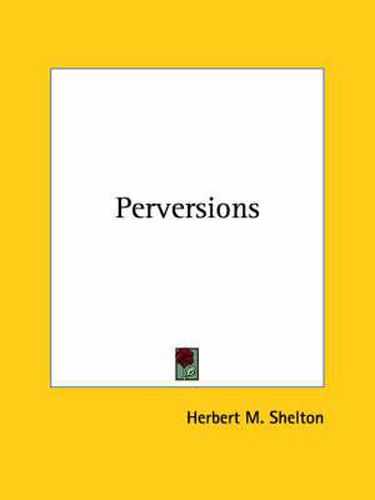 Cover image for Perversions