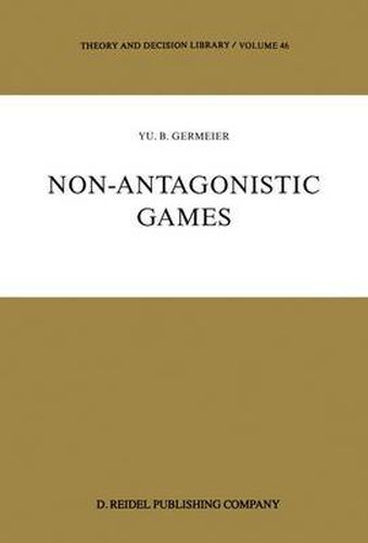 Cover image for Non-Antagonistic Games