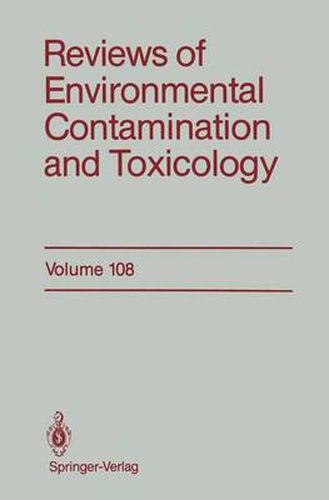 Cover image for Reviews of Environmental Contamination and Toxicology