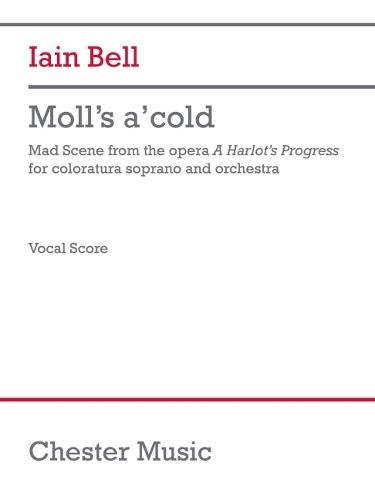 Cover image for Bell: Moll's A'Cold for Coloratura Soprano and Orchestra Vocal Score