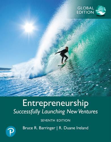 Cover image for Entrepreneurship: Successfully Launching New Ventures -- Global Edition
