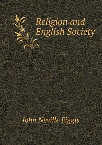 Religion and English Society