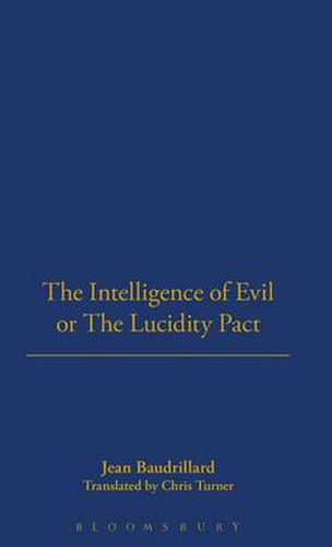 Cover image for The Intelligence of Evil or the Lucidity Pact