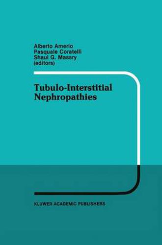 Cover image for Tubulo-Interstitial Nephropathies: Proceedings of the 4th Bari Seminar in Nephrology, Bari, Italy, April 25-28, 1990