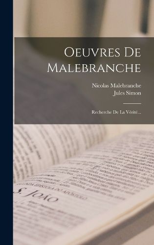 Cover image for Oeuvres De Malebranche