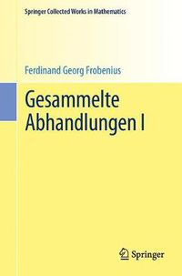 Cover image for Gesammelte Abhandlungen I