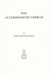 Cover image for Das Altarmenische Verbum