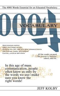 Cover image for Vocabulary 4000: The 4000 Words Essential for an Educated Vocabulary