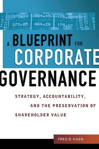 Cover image for A Blueprint for Corporate Governance