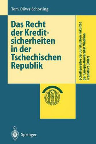 Cover image for Das Recht Der Kreditsicherheiten in Der Tschechischen Republik