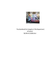 Cover image for The Handbook for Integrity in The Department of Justice