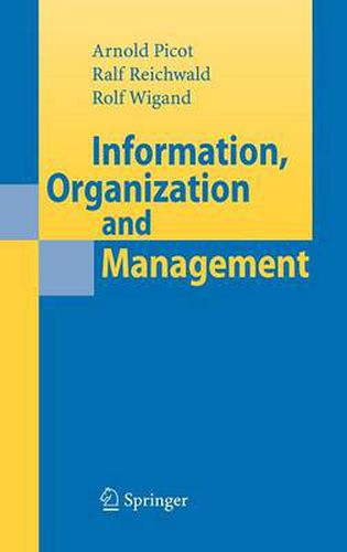 Cover image for Information, Organization and Management