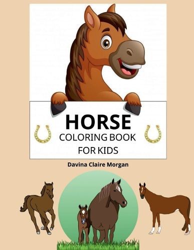 Cover image for Horse Coloring Book for Kids