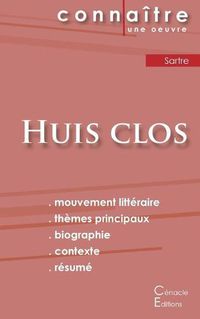 Cover image for Fiche de lecture Huis clos de Jean-Paul Sartre (Analyse litteraire de reference et resume complet)