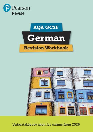 Cover image for Pearson Revise AQA GCSE German: Revision Workbook - for 2026, 2027 exams (new specification)