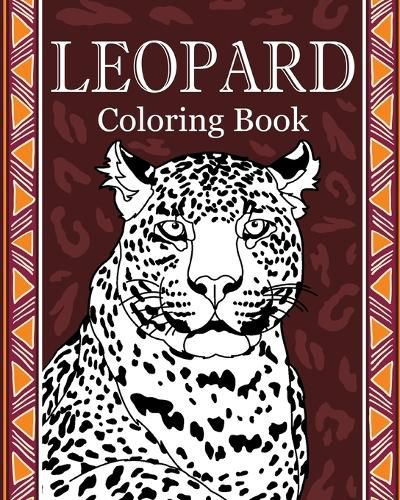 Cover image for Leopard Coloring Book