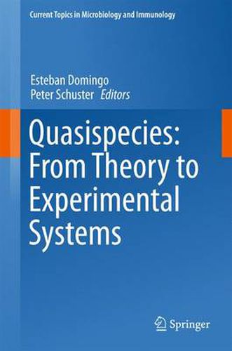 Cover image for Quasispecies: From Theory to Experimental Systems