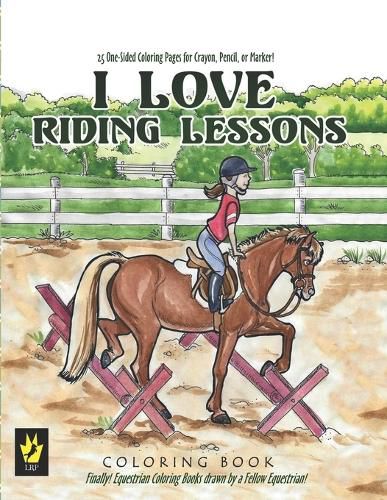 I Love Riding Lessons Coloring Book