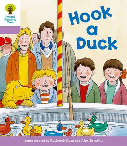 Cover image for Oxford Reading Tree: Level 1+: More First Sentences B: Hook a Duck