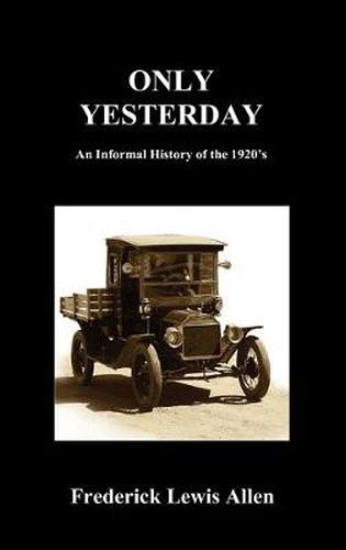 Cover image for Only Yesterday (Hardcover)