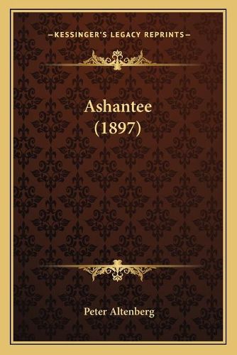 Cover image for Ashantee (1897)