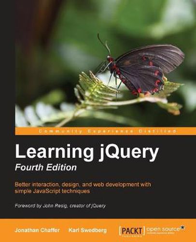 Cover image for Learning jQuery - Fourth Edition