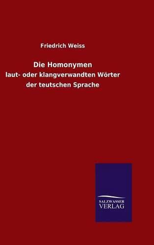 Cover image for Die Homonymen