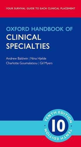 Cover image for Oxford Handbook of Clinical Specialties