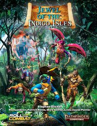 Cover image for Battlezoo Jewel of the Indigo Isles (Pathfinder 2e)