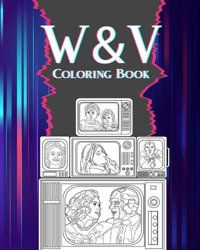 Cover image for WandaVision Coloring Book