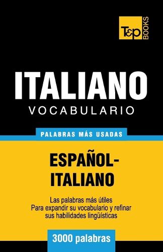Cover image for Vocabulario espanol-italiano - 3000 palabras mas usadas