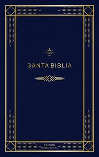 Cover image for Rvr 1960 Biblia Edicion Ministerial, Negro Tapa Suave