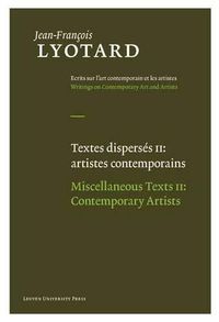 Cover image for Miscellaneous Texts: Aesthetics and Theory of Art  and  Contemporary Artists