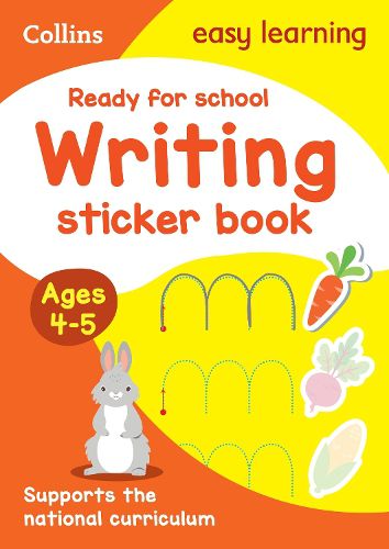 Cover image for Ready for school: writing Sticker Book Ages 4-5