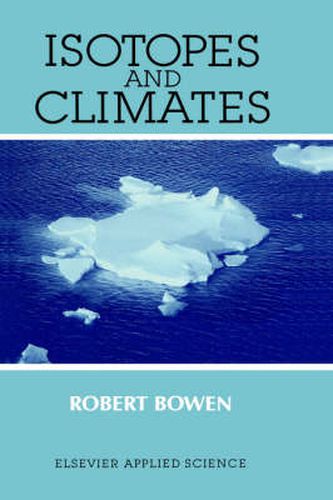 Cover image for Isotopes and Climates