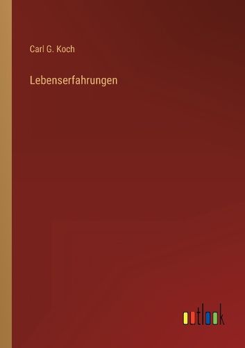 Cover image for Lebenserfahrungen