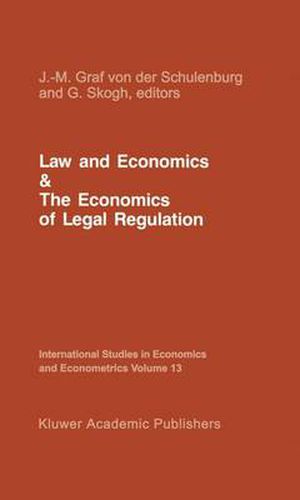 Cover image for Law and Economics and the Economics of Legal Regulation