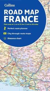 Cover image for Collins Map of France