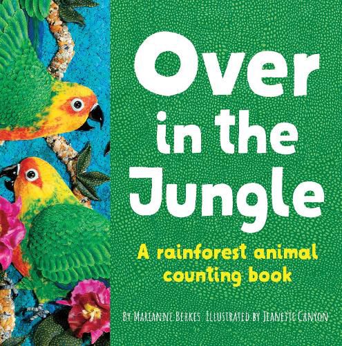 Cover image for Over in the Jungle: A rain forest baby animal counting book