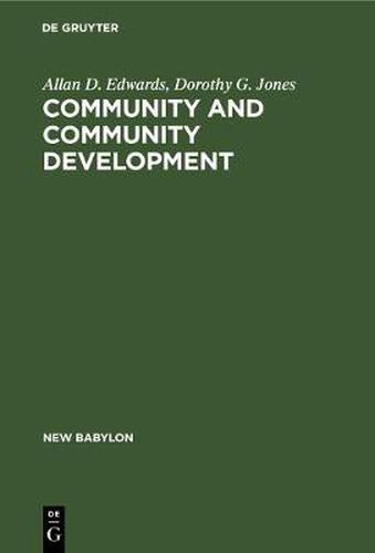 Community and community development