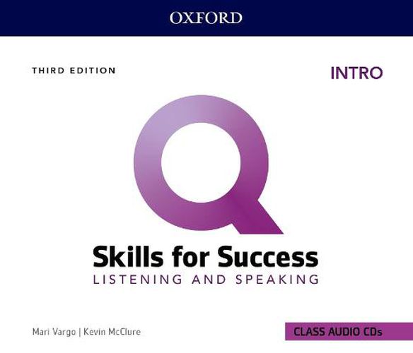 Cover image for Q: Skills for Success: Intro Level: Listening and Speaking Audio CDs