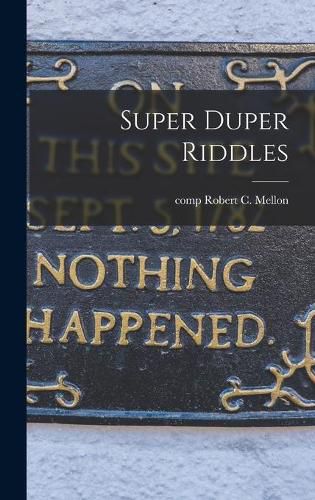 Cover image for Super Duper Riddles