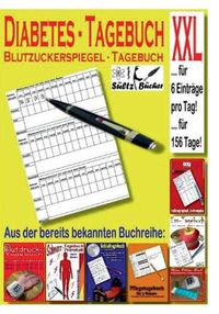 Cover image for Diabetes Tagebuch - Blutzuckerspiegel Tagebuch XXL