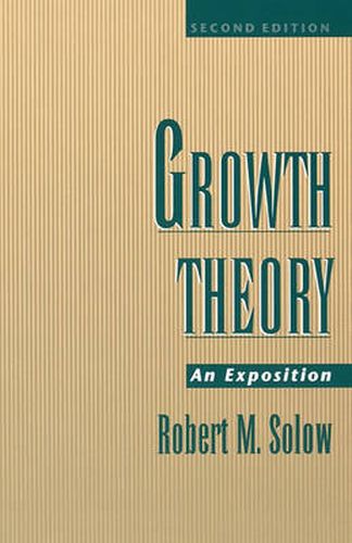 Cover image for Growth Theory: An Exposition