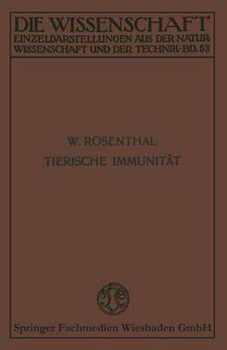 Cover image for Tierische Immunitat