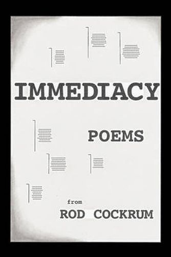 Cover image for Immediacy