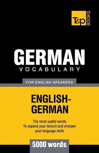 Cover image for German vocabulary for English speakers - 5000 words